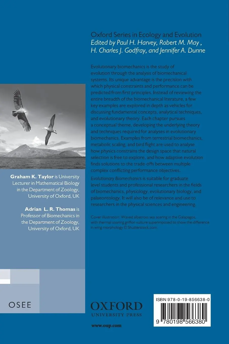 Rückseite: 9780198566380 | EVOLUTIONARY BIOMECHANICS OSEE P | Taylor &amp; Thomas | Taschenbuch