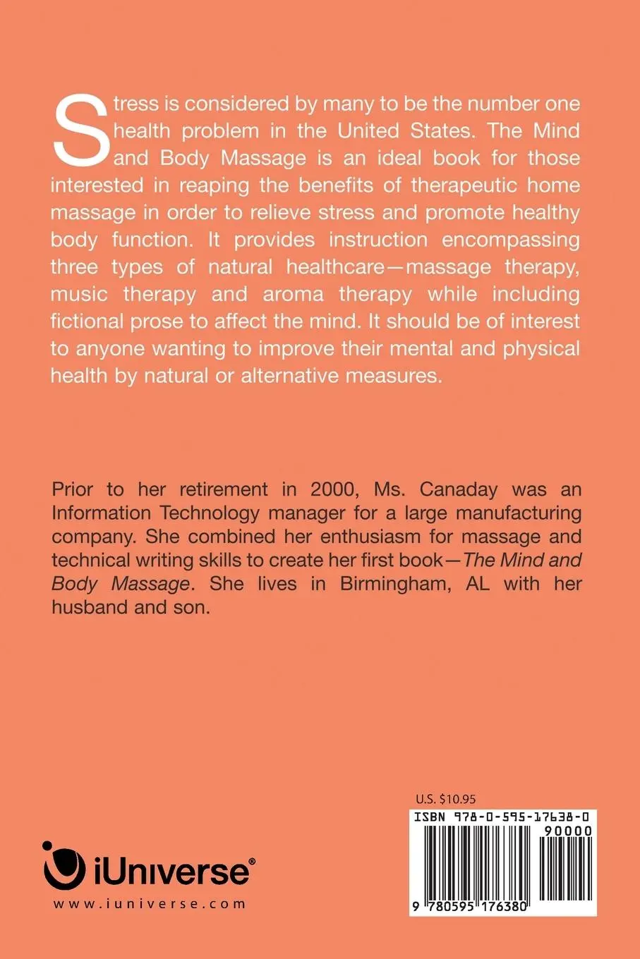 Rückseite: 9780595176380 | The Mind and Body Massage | Cynthia S. Canaday | Taschenbuch | 2001