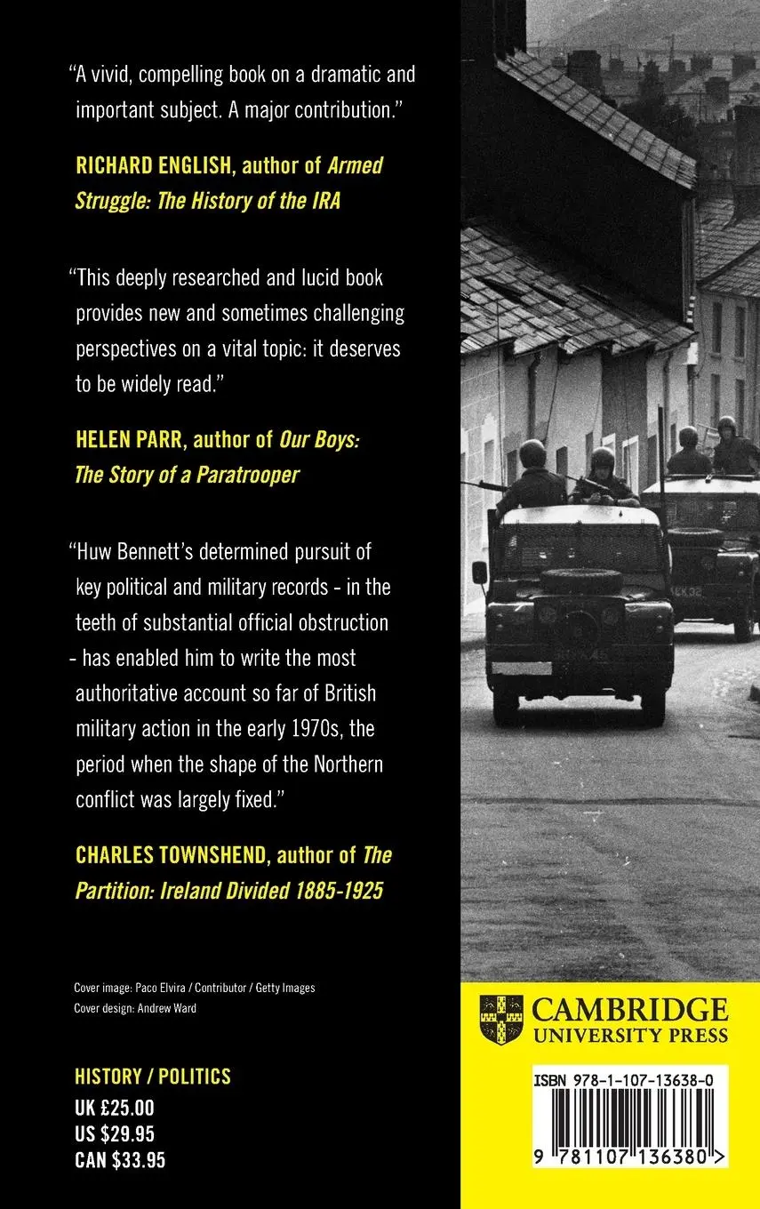 Rückseite: 9781107136380 | Uncivil War | The British Army and the Troubles, 1966-1975 | Bennett