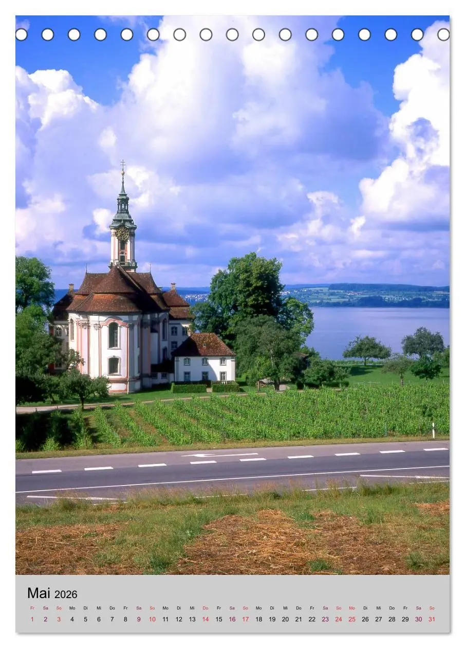 Bild: 9783516426380 | Der Bodensee mit seinen Sehenswürdigkeiten (Tischkalender 2026 DIN...