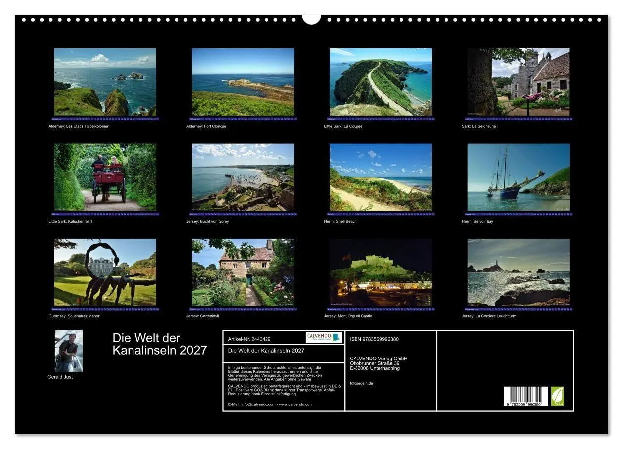 Bild: 9783569996380 | Die Welt der Kanalinseln 2027 (Wandkalender 2027 DIN A2 quer),...