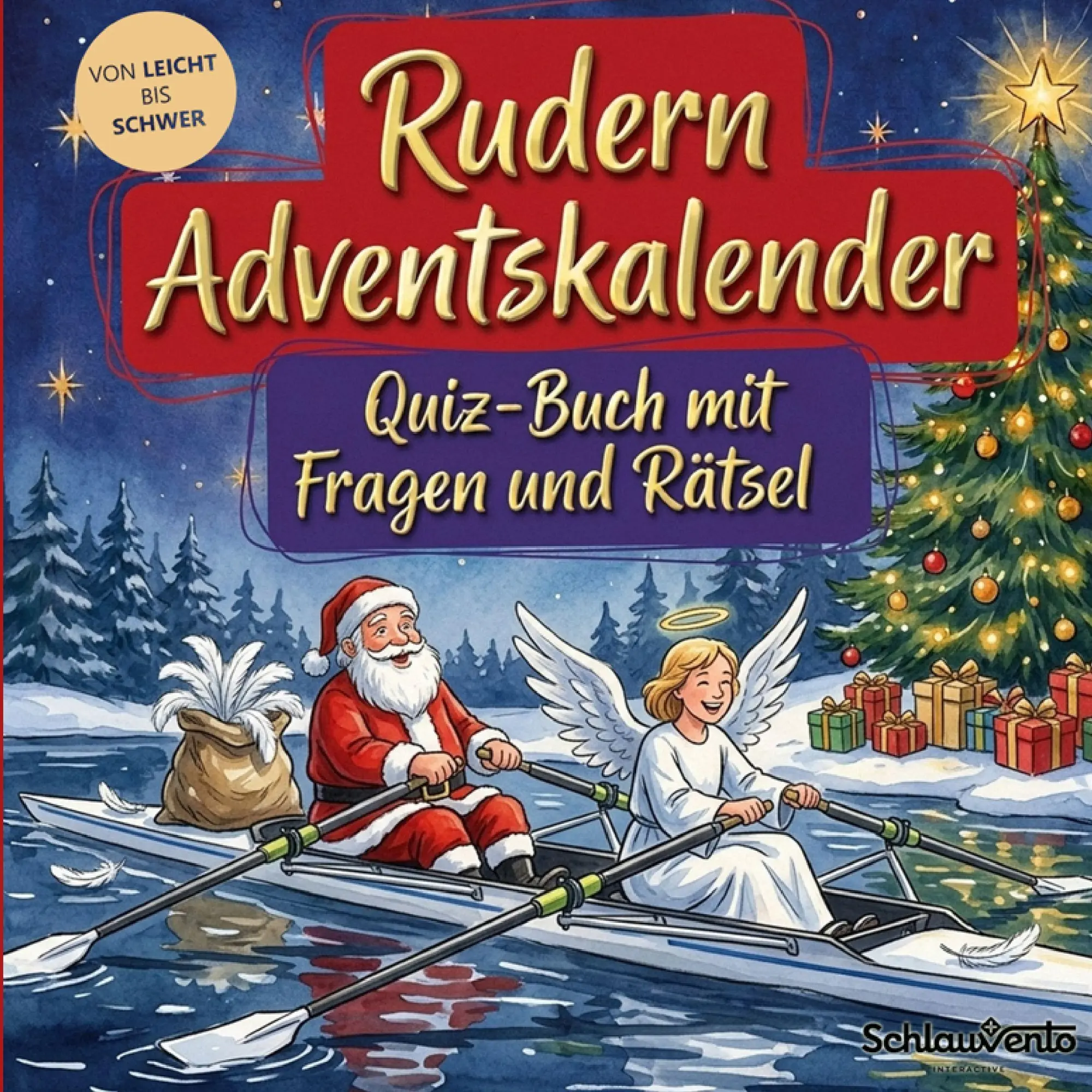 Cover: 9783693196380 | Rudern-Adventskalender: Quiz-Buch mit Fragen und Rätsel | Interactive