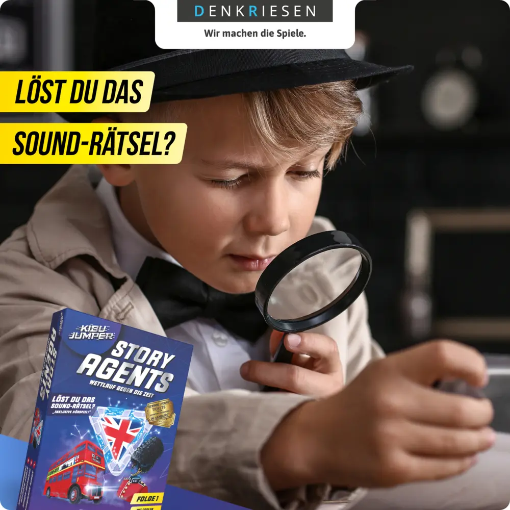 Bild: 4260528096480 | DENKRIESEN - KIBU JUMPER® - Story Agents - London - "Wettlauf gegen...