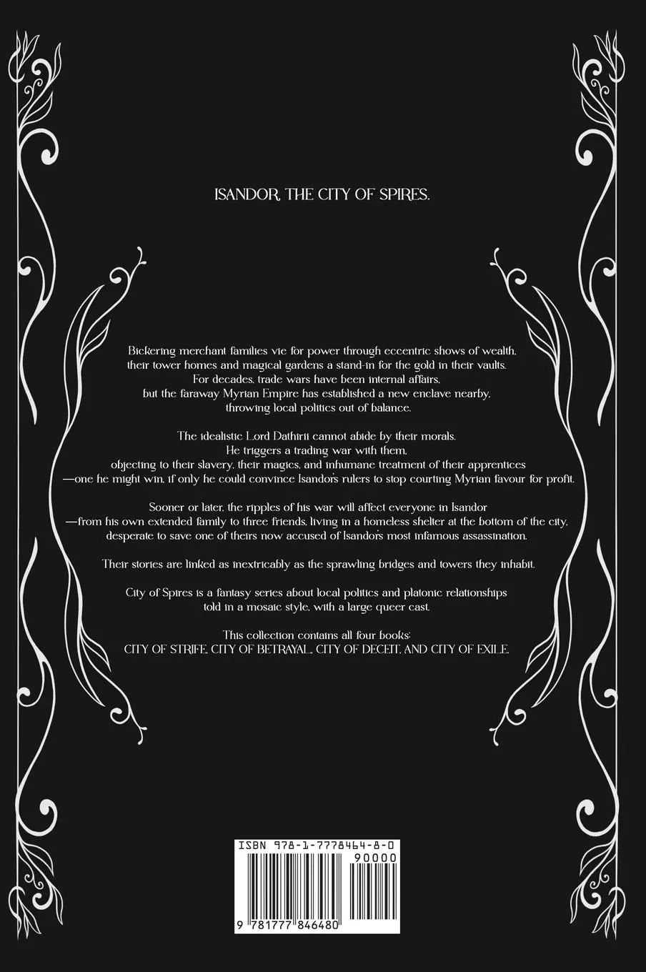 Rückseite: 9781777846480 | City of Spires | Collected Edition | Claudie Arseneault | Buch | 2023