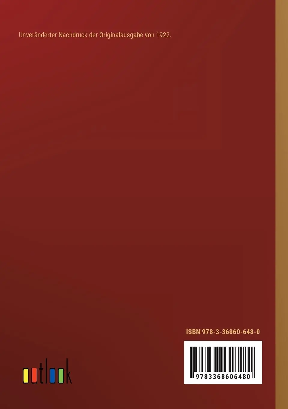 Rückseite: 9783368606480 | Deutsche Bühnenaussprache | - Hochsprache - | Theodor Siebs | Buch