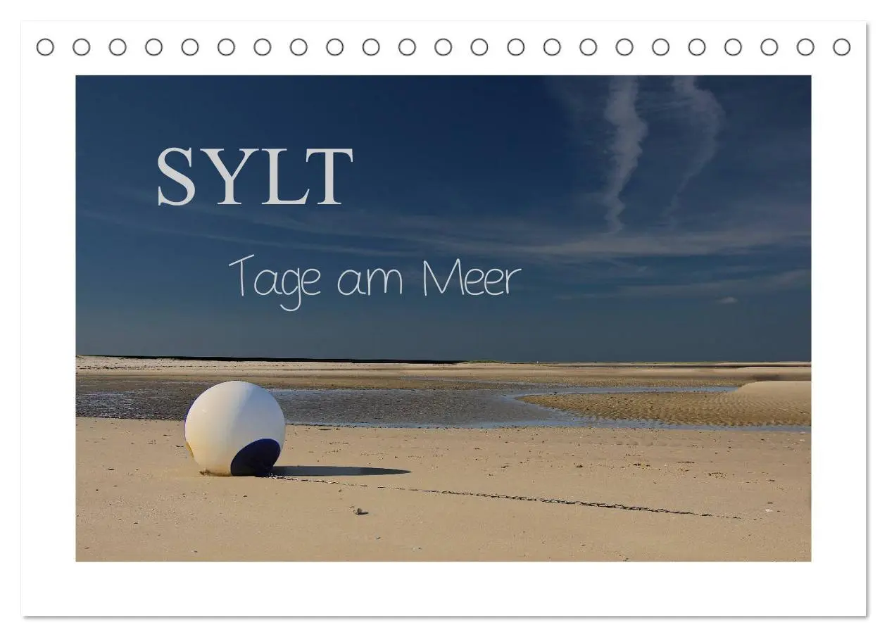 Cover: 9783435616480 | Sylt - Tage am Meer (Tischkalender 2025 DIN A5 quer), CALVENDO...