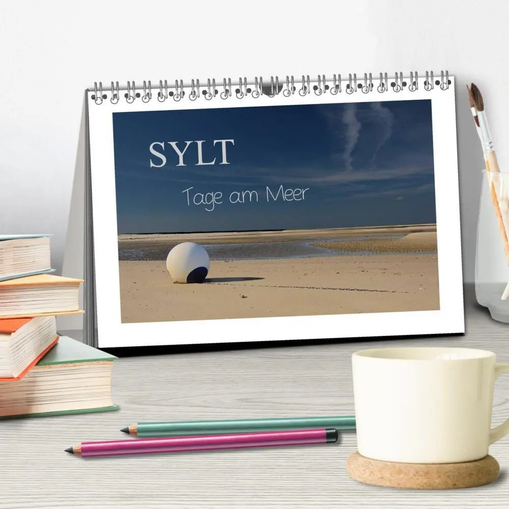 Bild: 9783435616480 | Sylt - Tage am Meer (Tischkalender 2025 DIN A5 quer), CALVENDO...