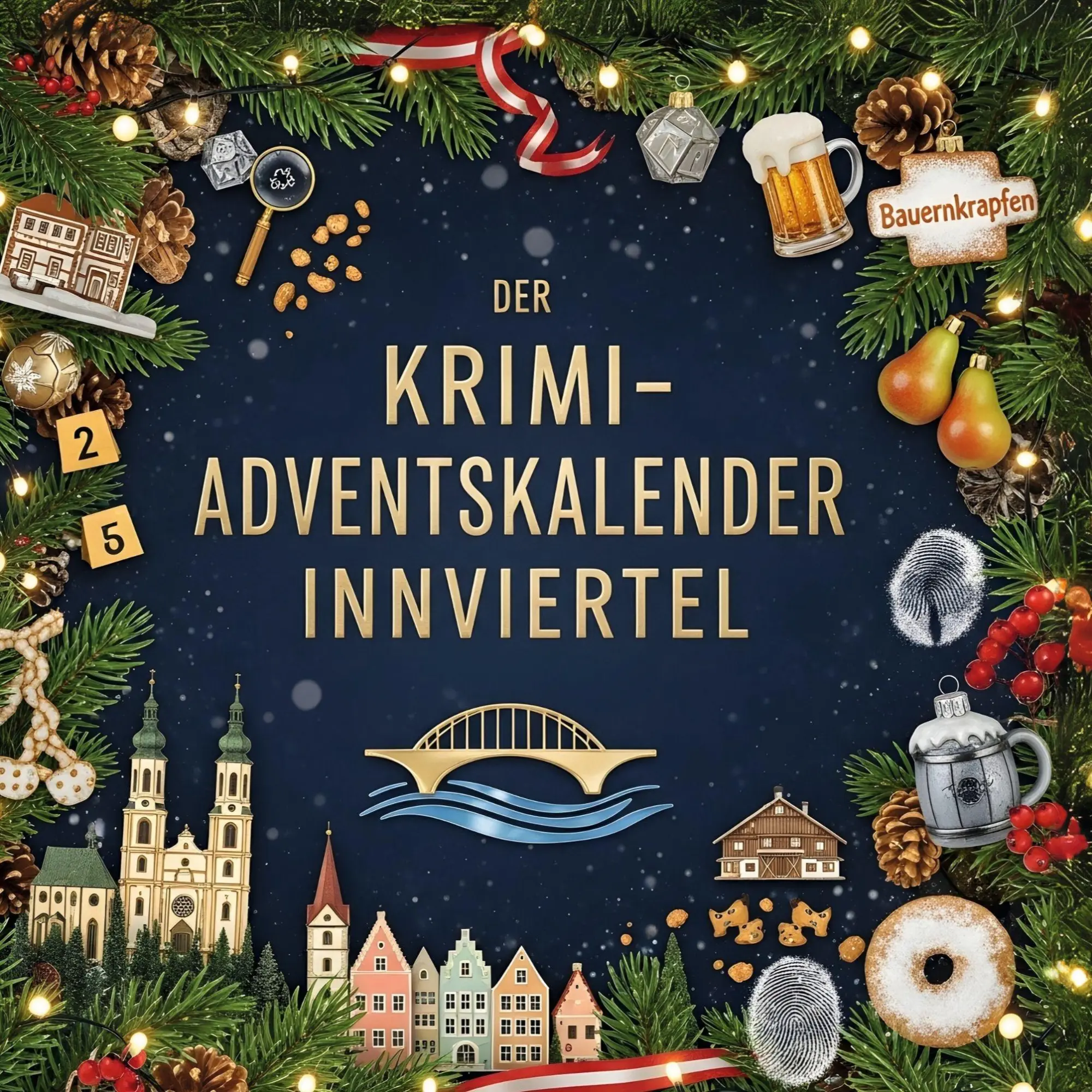 Cover: 9783695306480 | Der Krimi-Adventskalender Innviertel | Mordsverdächtig in 24 Akten