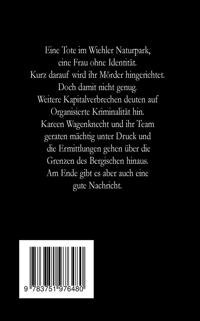 Rückseite: 9783751976480 | Bergisch Sünde | Kriminalroman | Eduard Blum | Taschenbuch | Paperback