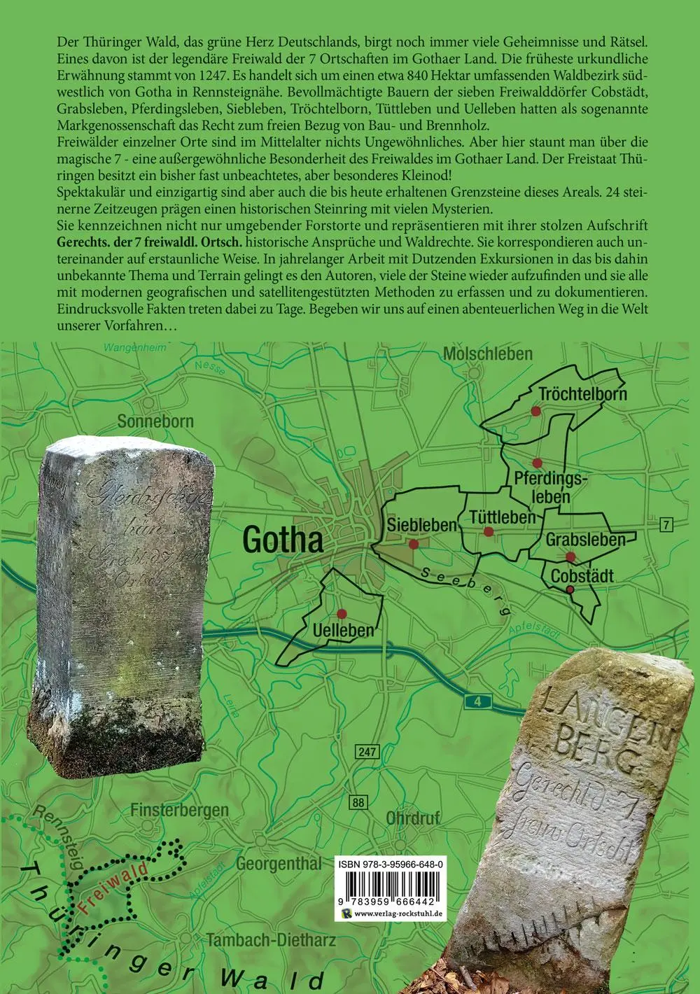 Rückseite: 9783959666480 | Der Freiwald in Thüringen | Uwe W. Cölln (u. a.) | Taschenbuch | 86 S.