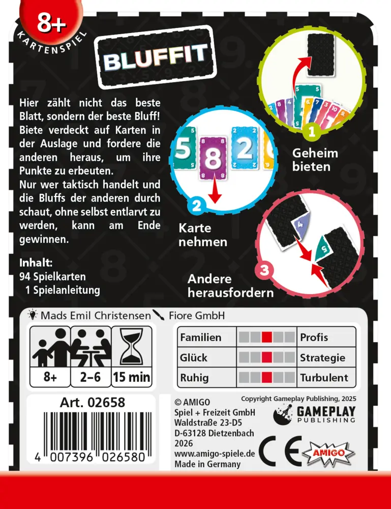 Bild: 4007396026580 | BLUFFIT | Spiel | Karton | 02658 | Deutsch | 2026 | EAN 4007396026580