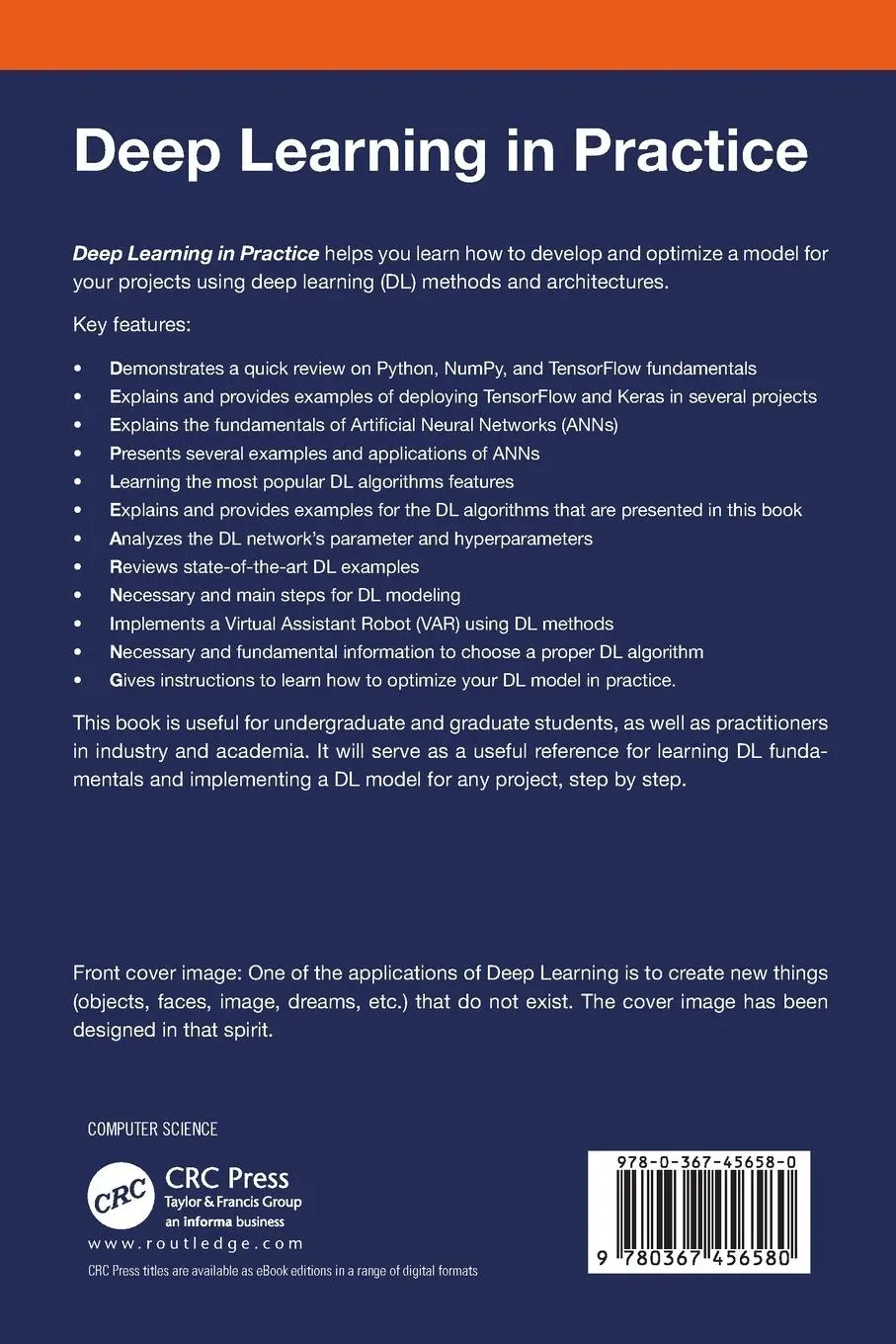 Rückseite: 9780367456580 | Deep Learning in Practice | Mehdi Ghayoumi | Taschenbuch | Englisch