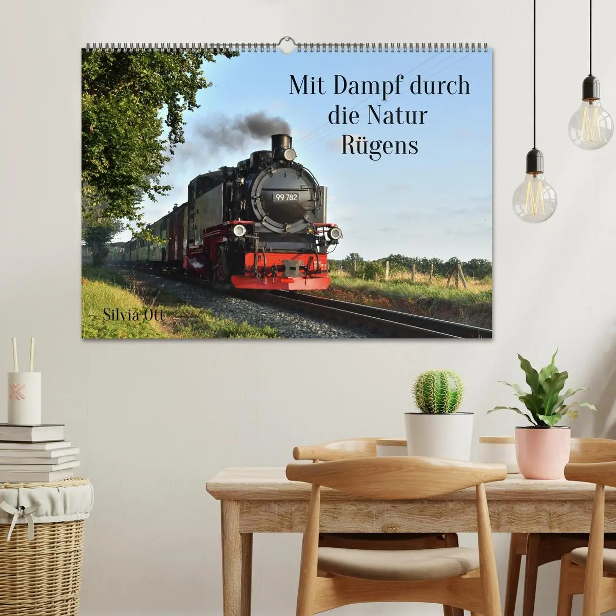 Bild: 9783457626580 | Mit Dampf durch die Natur Rügens (Wandkalender 2026 DIN A2 quer),...