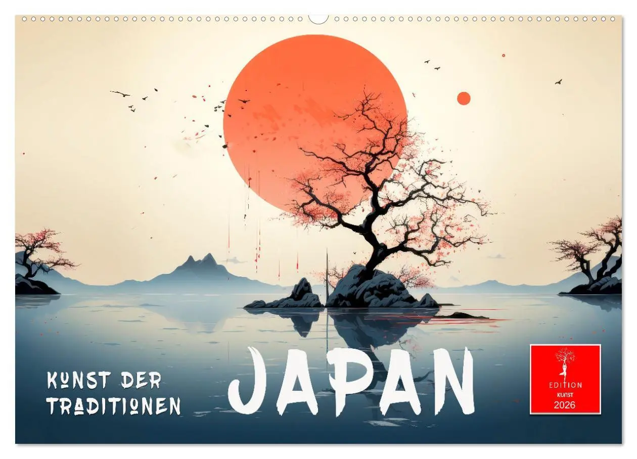 Cover: 9783457306680 | Japan - Kunst der Traditionen (Wandkalender 2026 DIN A2 quer),...