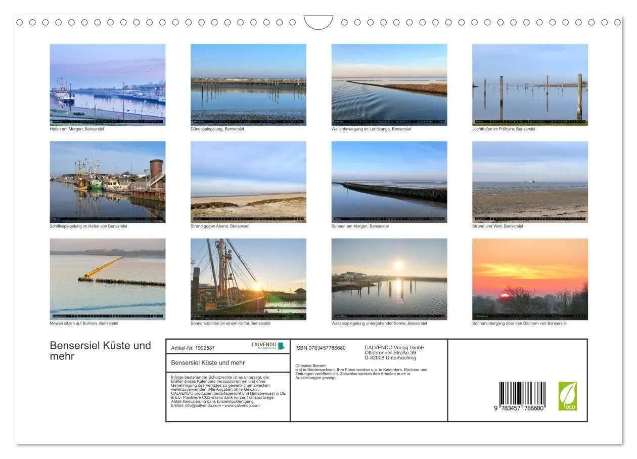 Bild: 9783457786680 | Bensersiel Küste und mehr (Wandkalender 2026 DIN A3 quer), CALVENDO...
