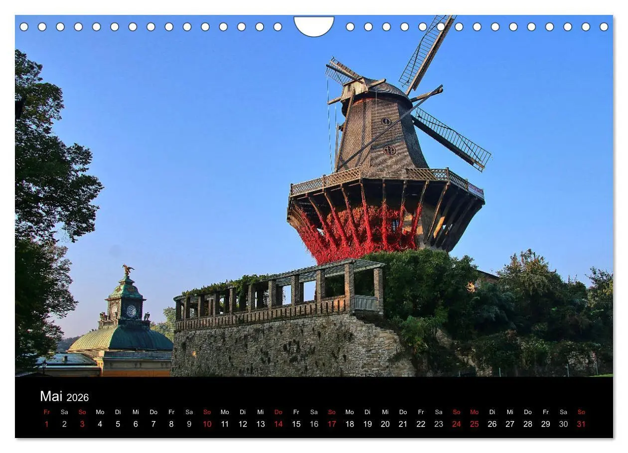 Bild: 9783516186680 | Potsdam 2026 (Wandkalender 2026 DIN A4 quer), CALVENDO Monatskalender