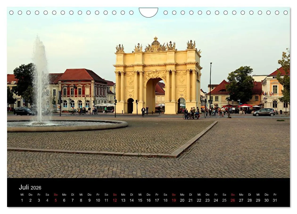 Bild: 9783516186680 | Potsdam 2026 (Wandkalender 2026 DIN A4 quer), CALVENDO Monatskalender