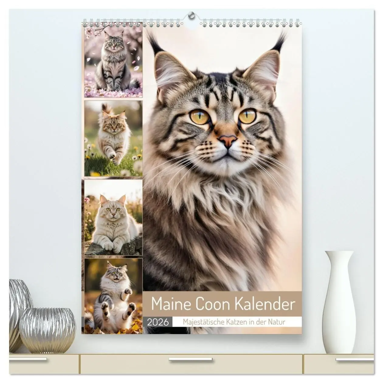 Cover: 9783516706680 | Maine Coon Kalender - Majestätische Katzen in der Natur...