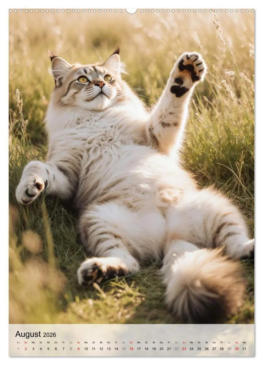 Bild: 9783516706680 | Maine Coon Kalender - Majestätische Katzen in der Natur...