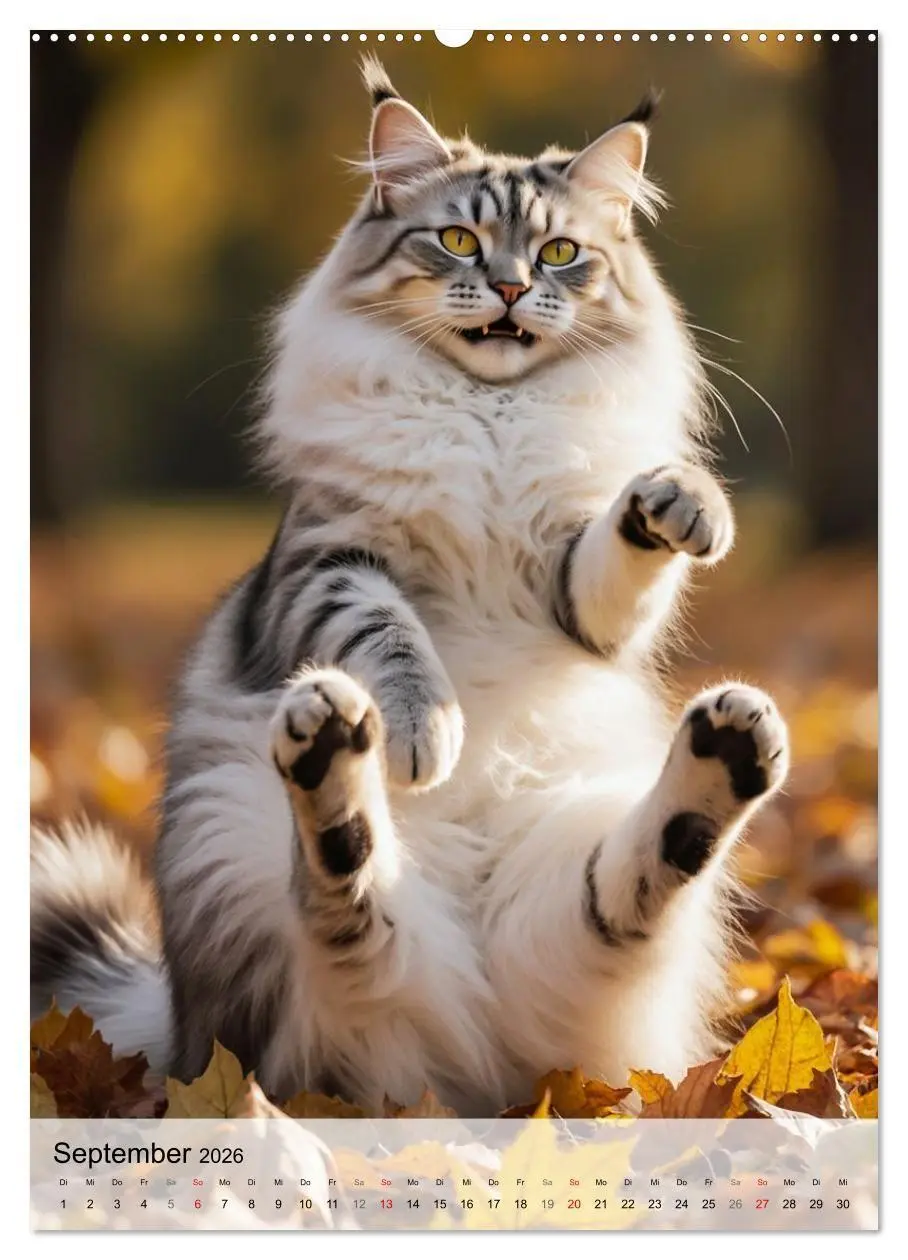 Bild: 9783516706680 | Maine Coon Kalender - Majestätische Katzen in der Natur...