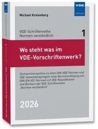 Cover: 9783800766680 | Wo steht was im VDE-Vorschriftenwerk? 2026 | Michael Kreienberg | Buch