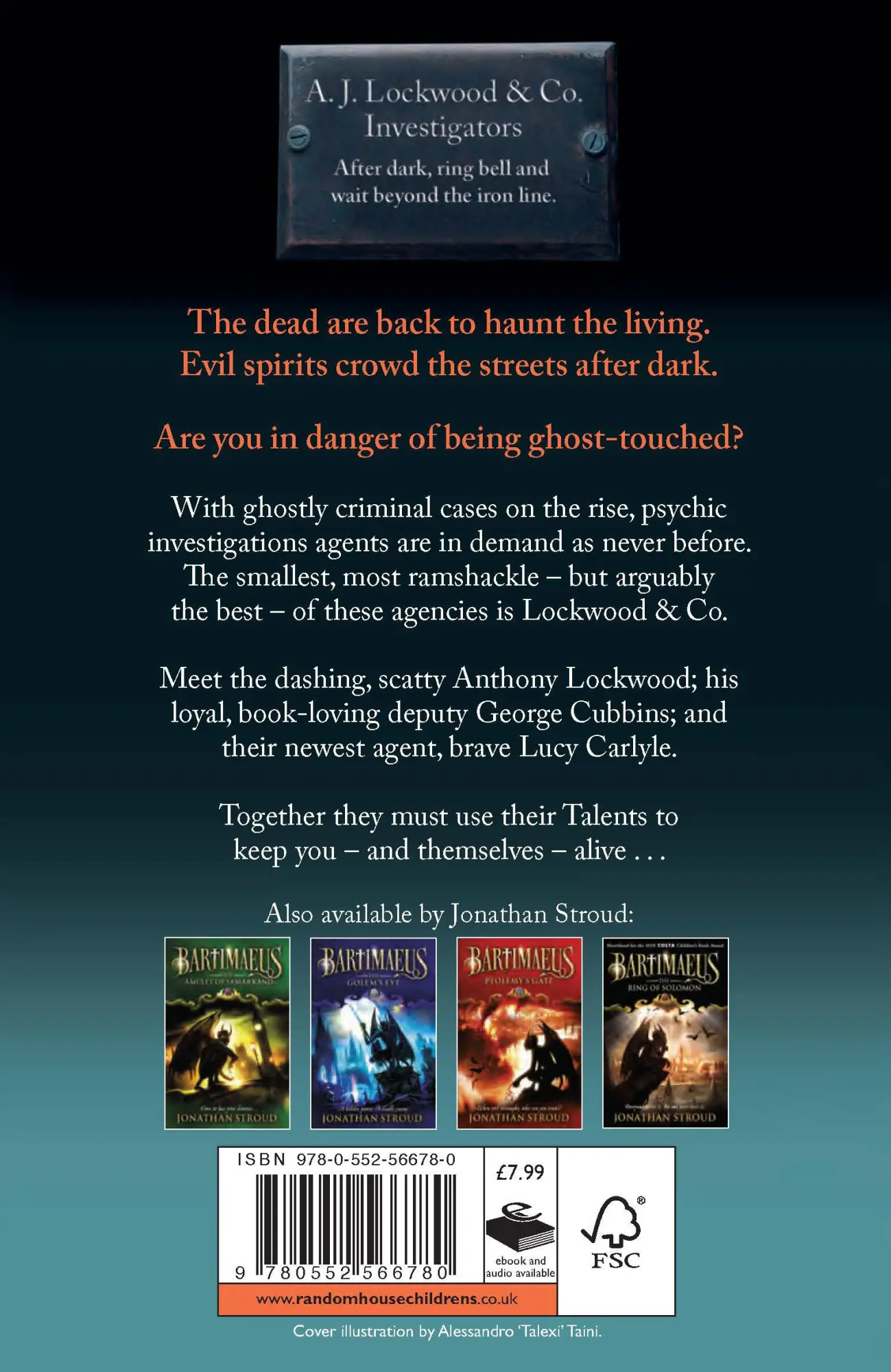 Rückseite: 9780552566780 | Lockwood &amp; Co 01: The Screaming Staircase | Jonathan Stroud | Buch