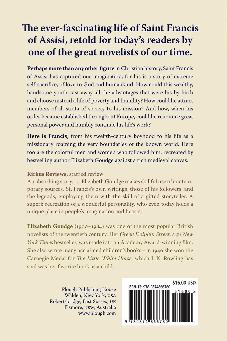 Rückseite: 9780874866780 | My God and My All | The Life of Saint Francis of Assisi | Goudge