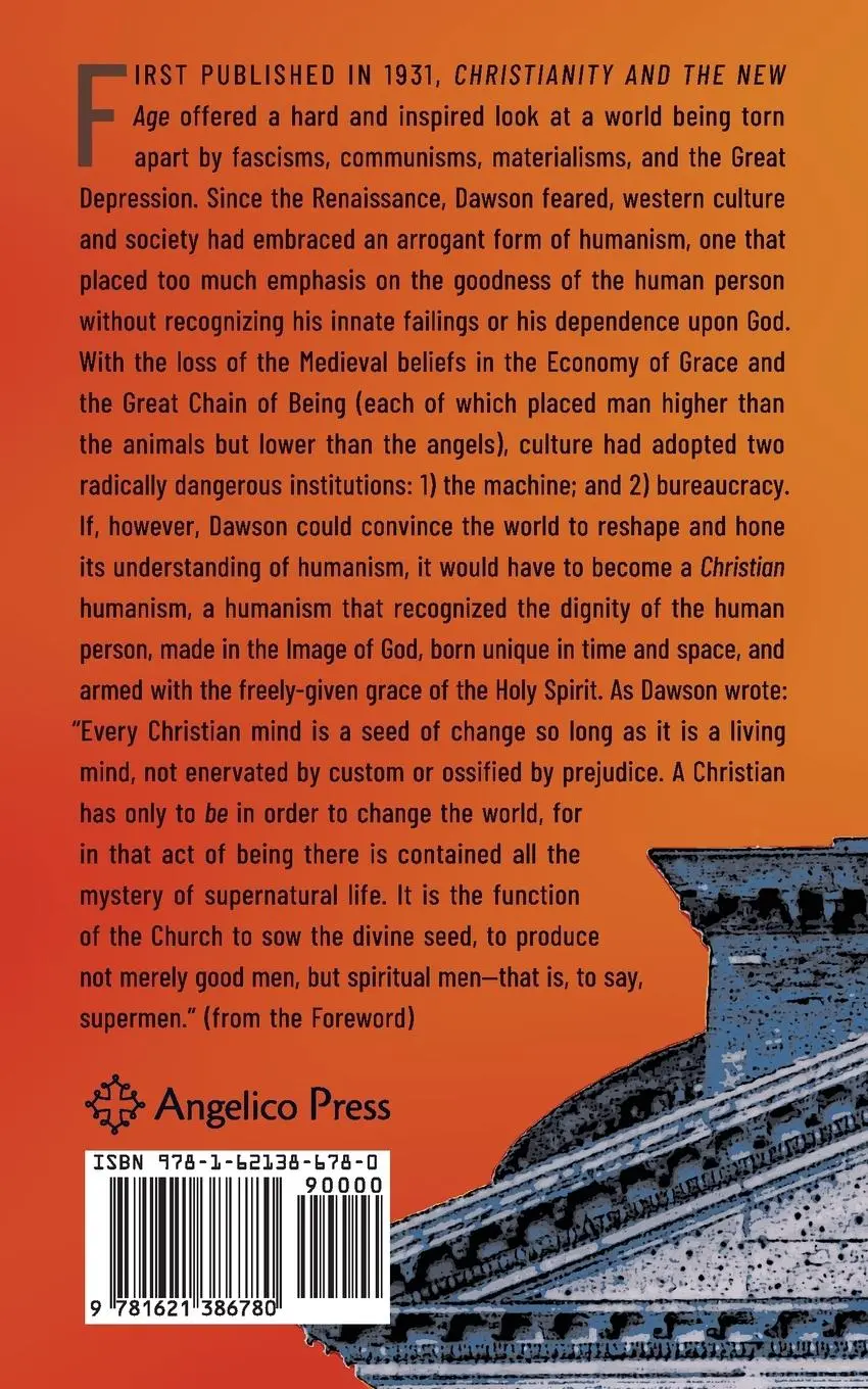 Rückseite: 9781621386780 | Christianity and the New Age | Christopher Dawson | Taschenbuch | 2021