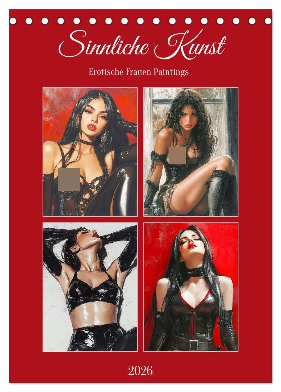 Cover: 9783516246780 | Sinnliche Kunst. Erotische Frauen Paintings (Tischkalender 2026 DIN...
