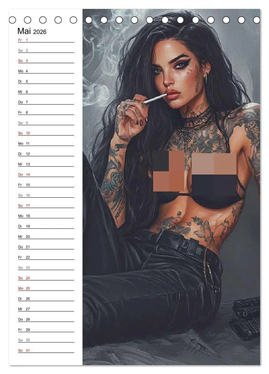 Bild: 9783516246780 | Sinnliche Kunst. Erotische Frauen Paintings (Tischkalender 2026 DIN...