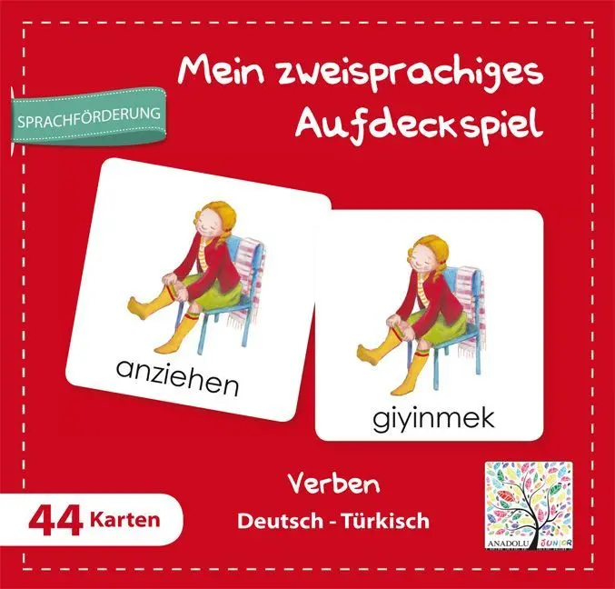 Cover: 9783861216780 | Mein zweisprachiges Aufdeckspiel, Verben Deutsch-Türkisch...