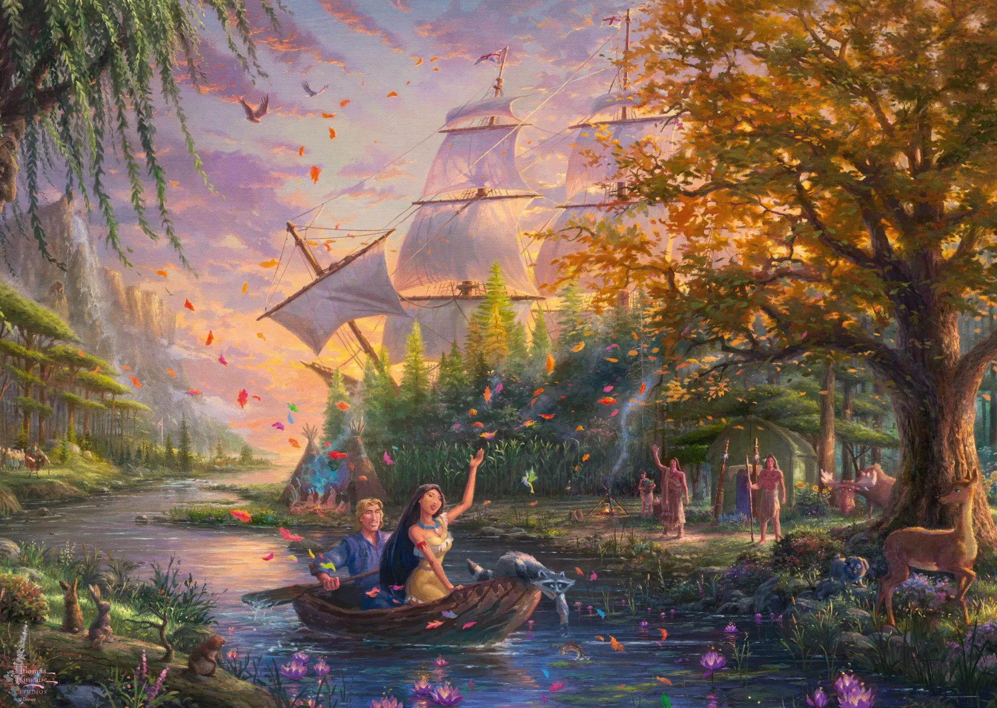 Bild: 4001504596880 | Disney, Pocahontas Puzzle 1.000 Teile | Thomas Kinkade | Spiel | 59688