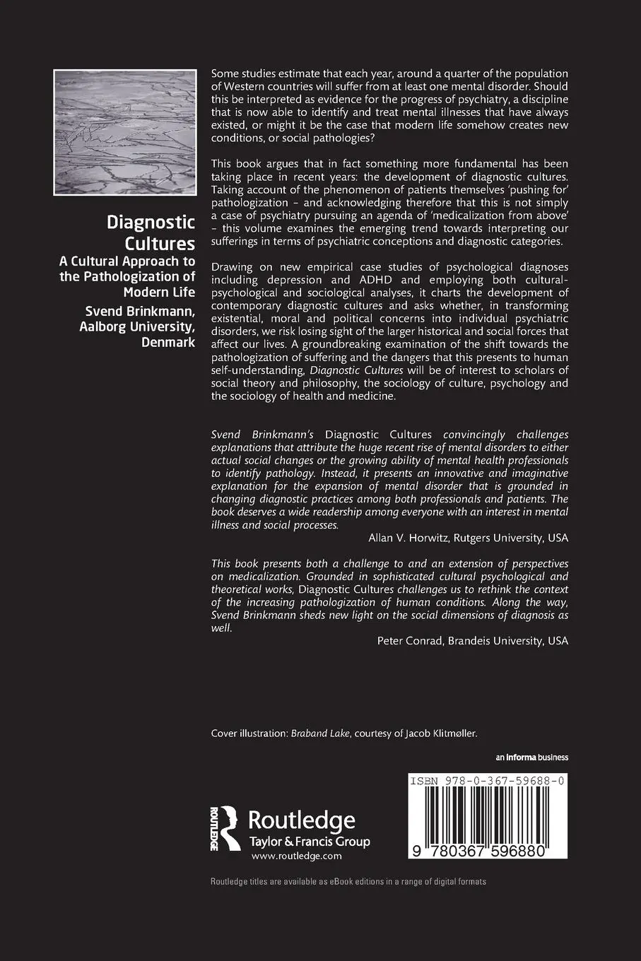 Rückseite: 9780367596880 | Diagnostic Cultures | Svend Brinkmann | Taschenbuch | Englisch | 2020