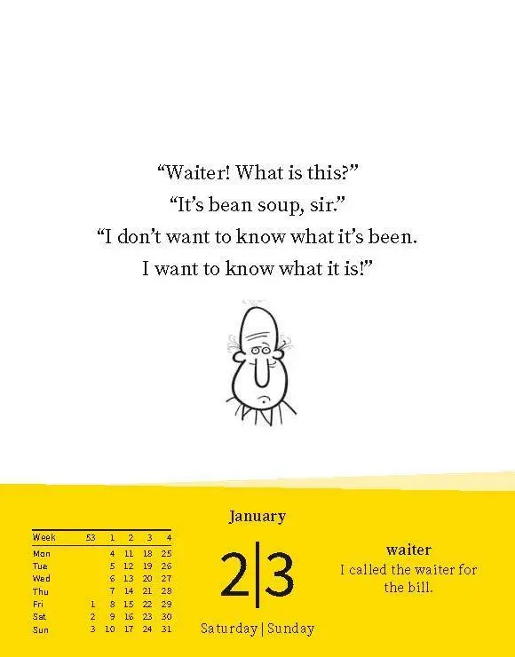 Bild: 9783125636880 | Langenscheidt Sprachkalender A Joke a Day 2027 | Tagesabreißkalender