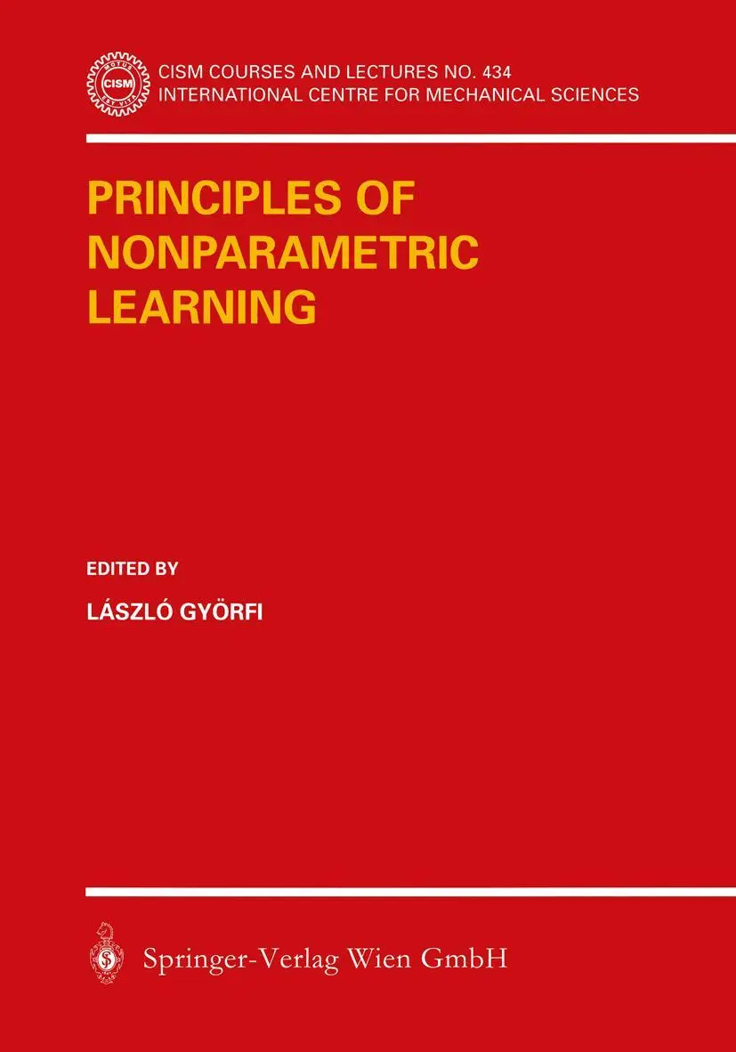 Cover: 9783211836880 | Principles of Nonparametric Learning | Laszlo Györfi | Taschenbuch | v