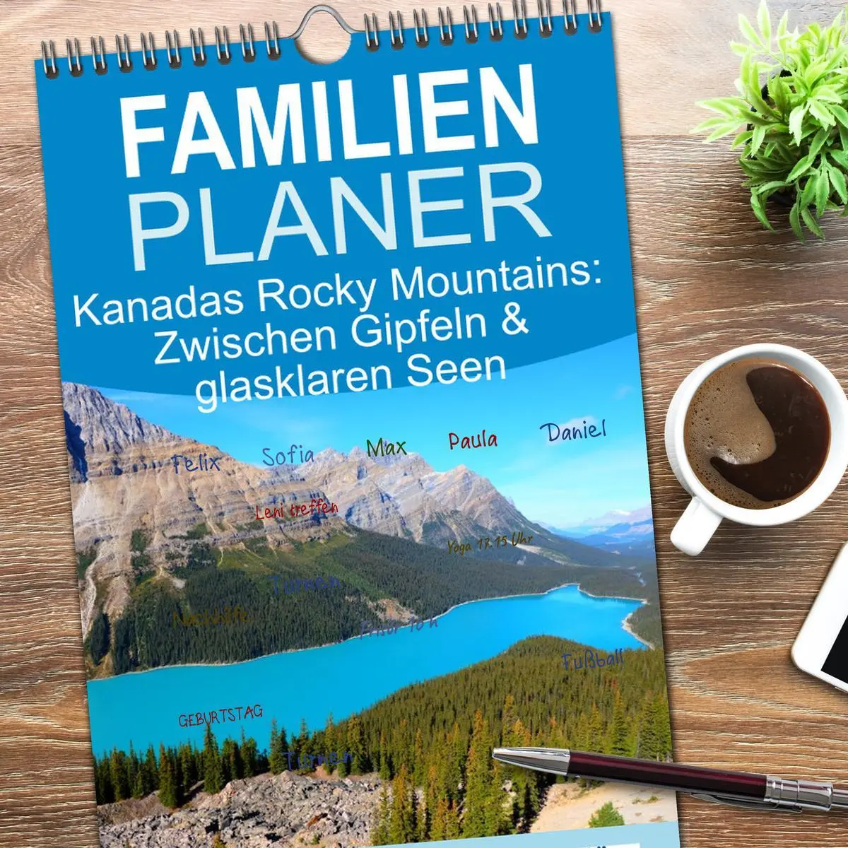 Bild: 9783516616880 | Familienplaner 2026 - Kanadas Rocky Mountains: Zwischen Gipfeln &amp;...