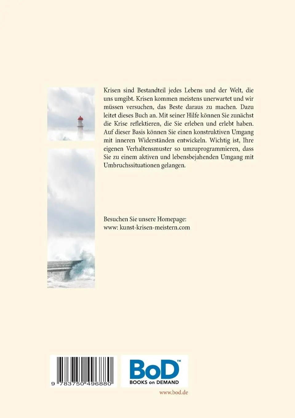 Rückseite: 9783750496880 | Die Kunst Krisen zu meistern | Rita Strackbein (u. a.) | Taschenbuch