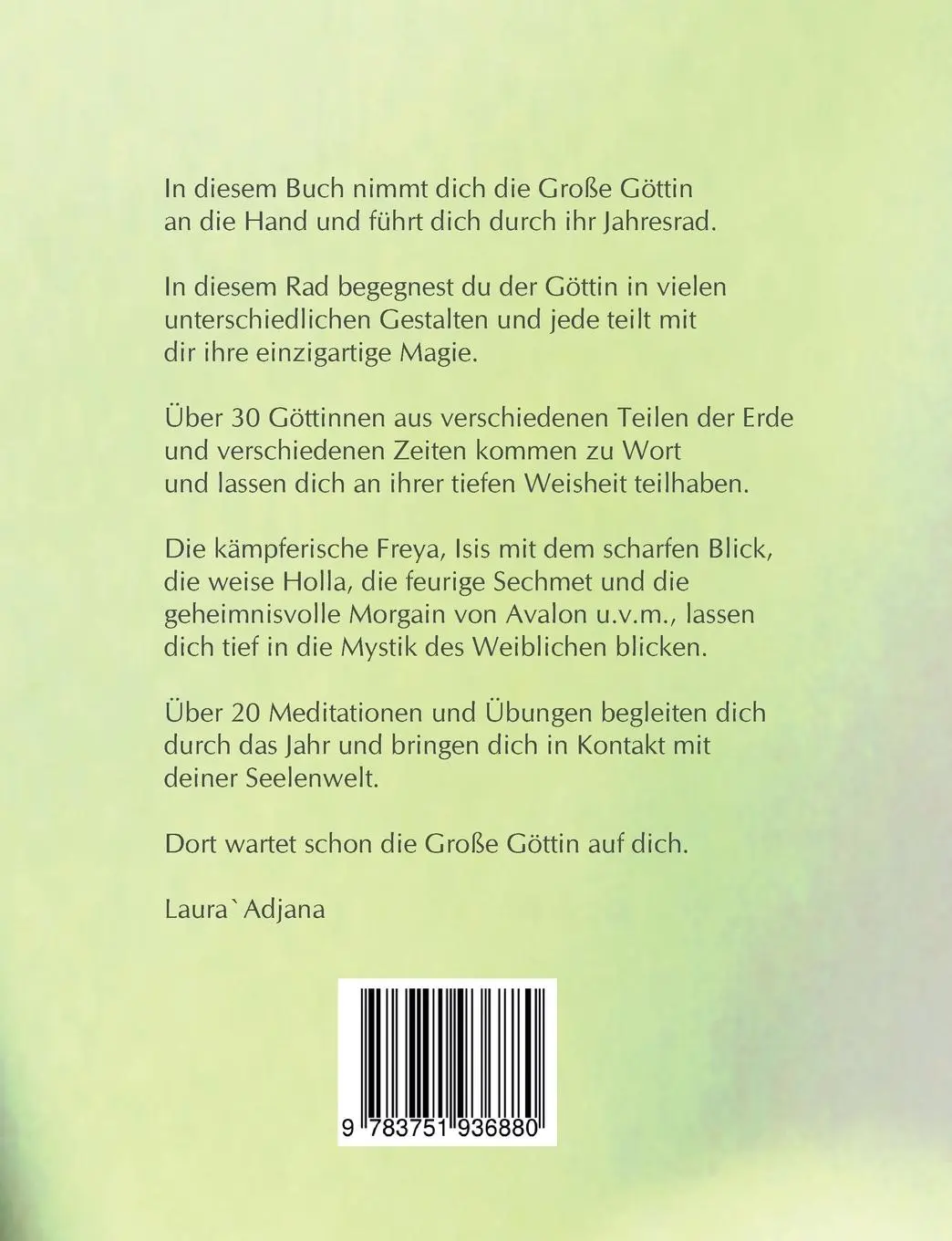 Rückseite: 9783751936880 | Mit der Göttin durch`s Jahr | Folge der Magie deiner Weiblichkeit