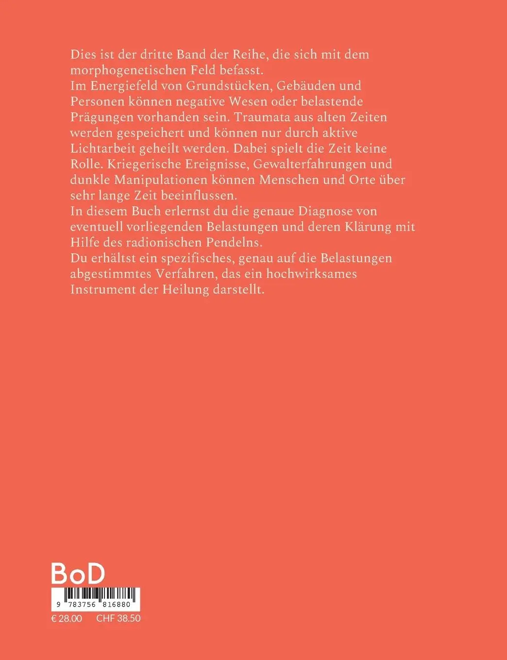 Rückseite: 9783756816880 | Lichtarbeit im morphogenetischen Feld | André Pasteur | Taschenbuch