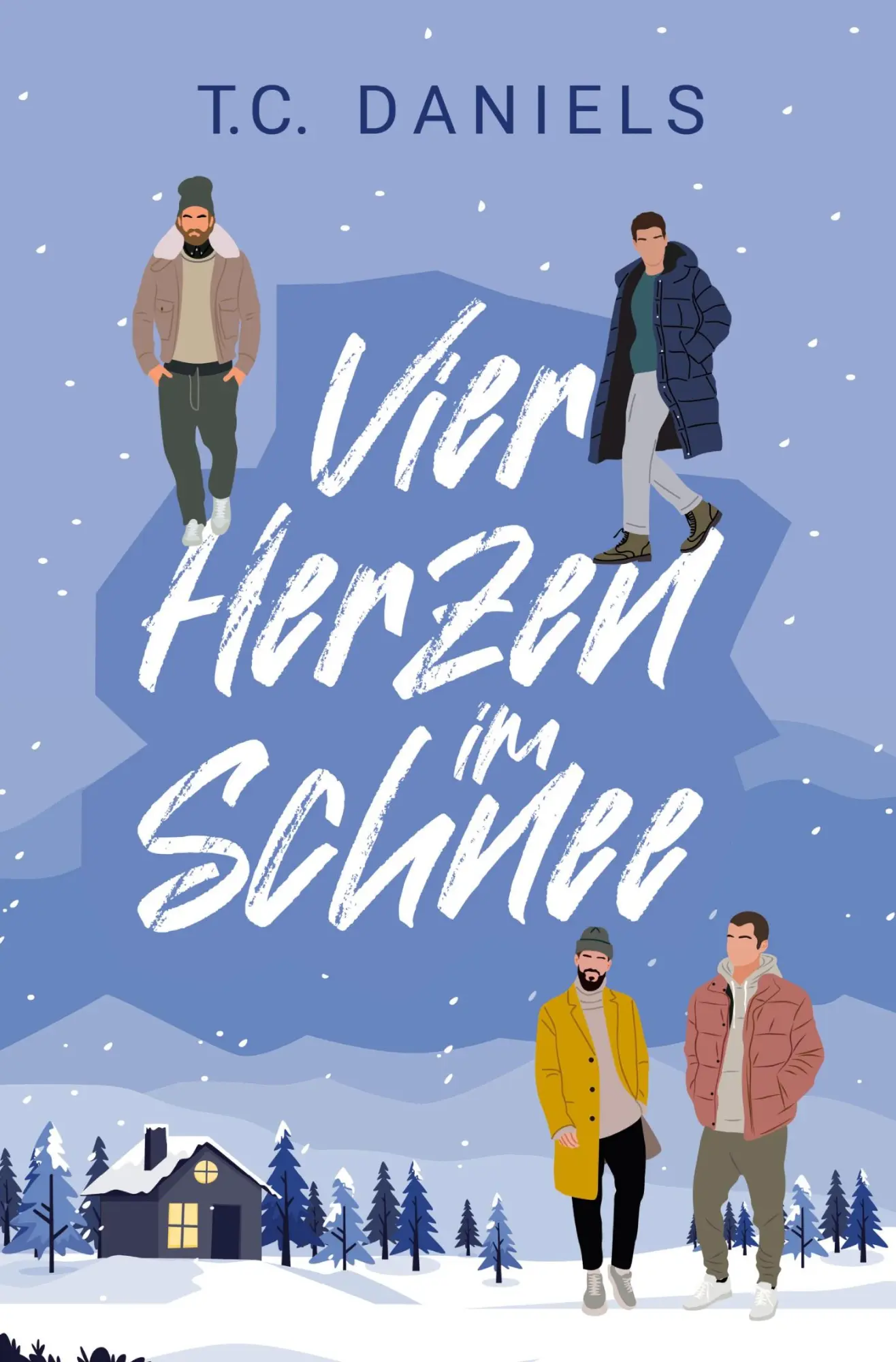 Cover: 9783759266880 | Vier Herzen im Schnee | T. C. Daniels | Taschenbuch | 372 S. | Deutsch