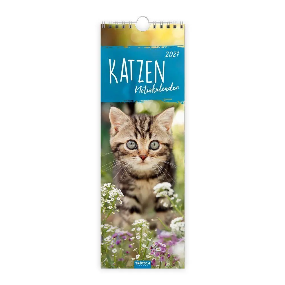 Cover: 9783988026880 | TRÖTSCH - Streifenkalender Katzen 2027 Notizkalender | KG | Kalender