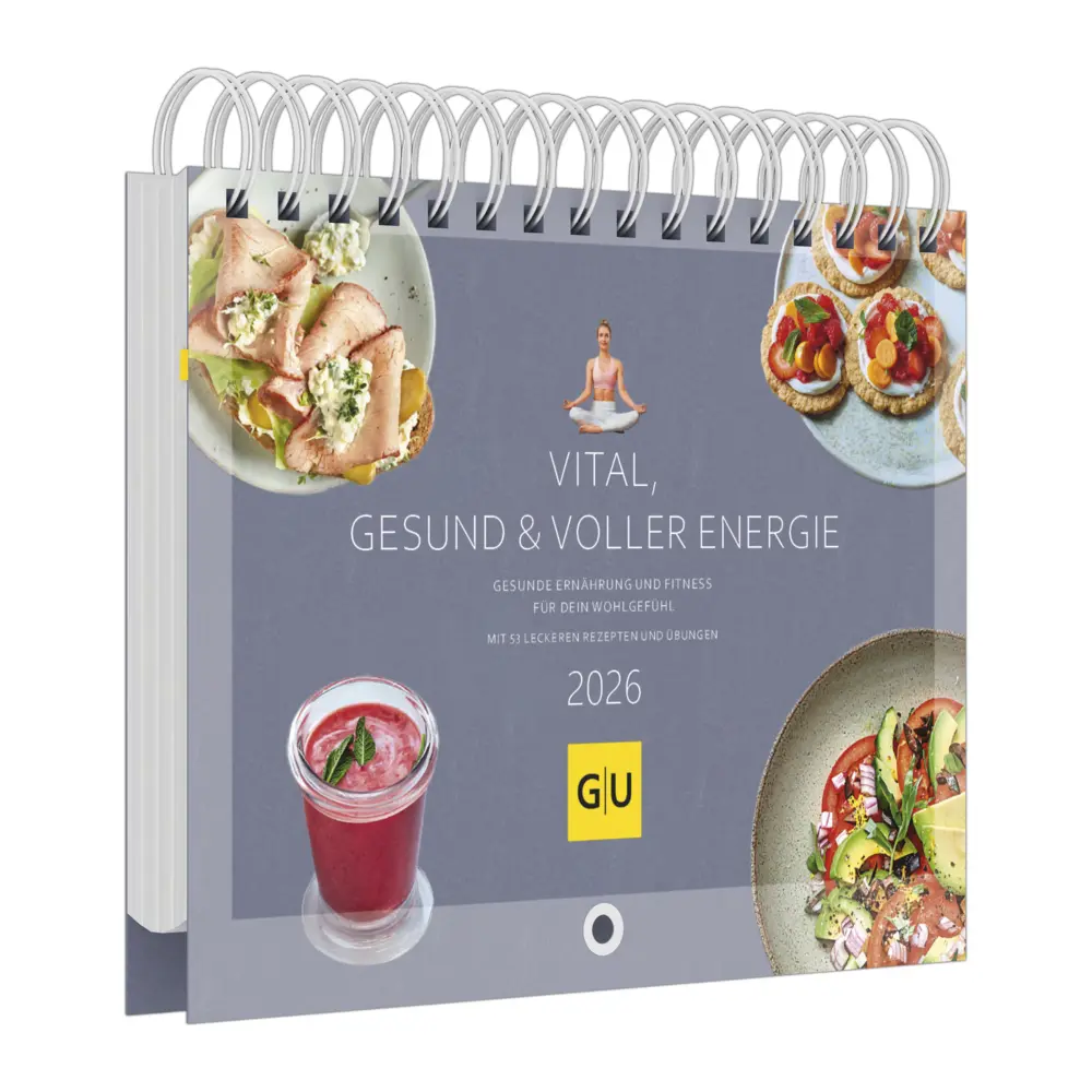 Bild: 4069095006980 | G U - Vital, gesund &amp; voller Energie- Buch-Wandkalender A5 (15 × 21...