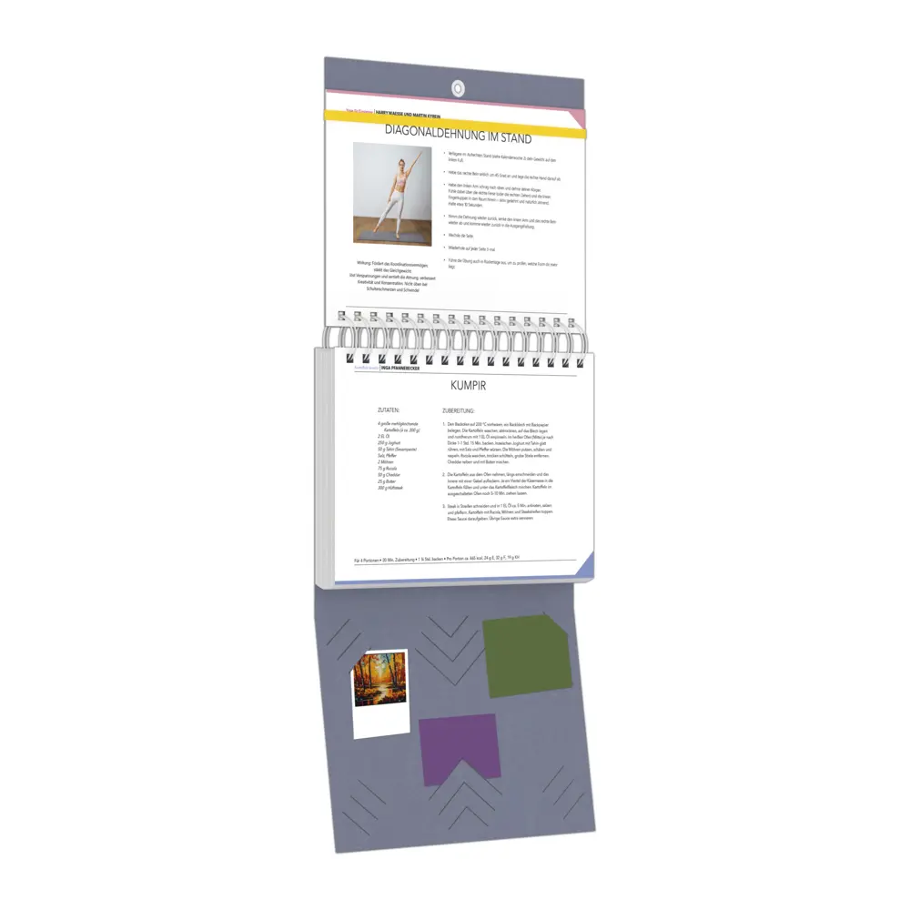 Bild: 4069095006980 | G U - Vital, gesund &amp; voller Energie- Buch-Wandkalender A5 (15 × 21...