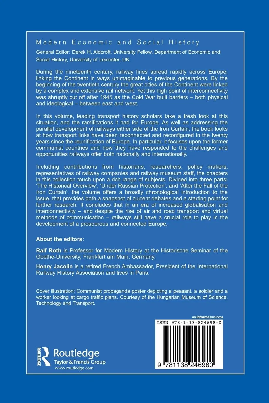 Rückseite: 9781138246980 | Eastern European Railways in Transition | Henry Jacolin | Taschenbuch