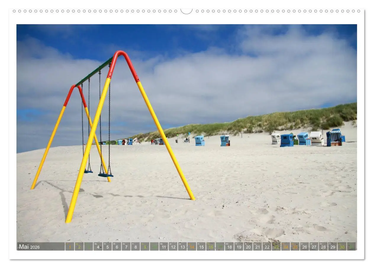 Bild: 9783457686980 | OP LANGEOOG (hochwertiger Premium Wandkalender 2026 DIN A2 quer),...