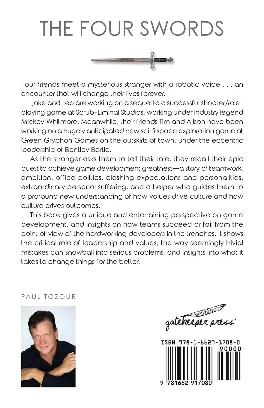 Rückseite: 9781662917080 | The Four Swords | Paul Tozour | Taschenbuch | Englisch | 2023
