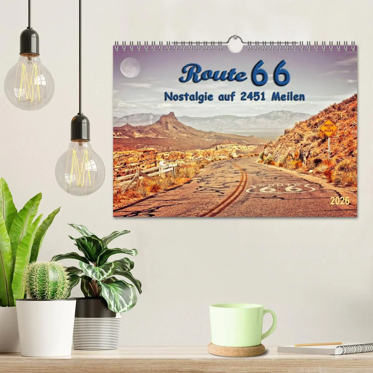 Bild: 9783457957080 | Nostalgie auf 2451 Meilen - Route 66 (Wandkalender 2026 DIN A4...