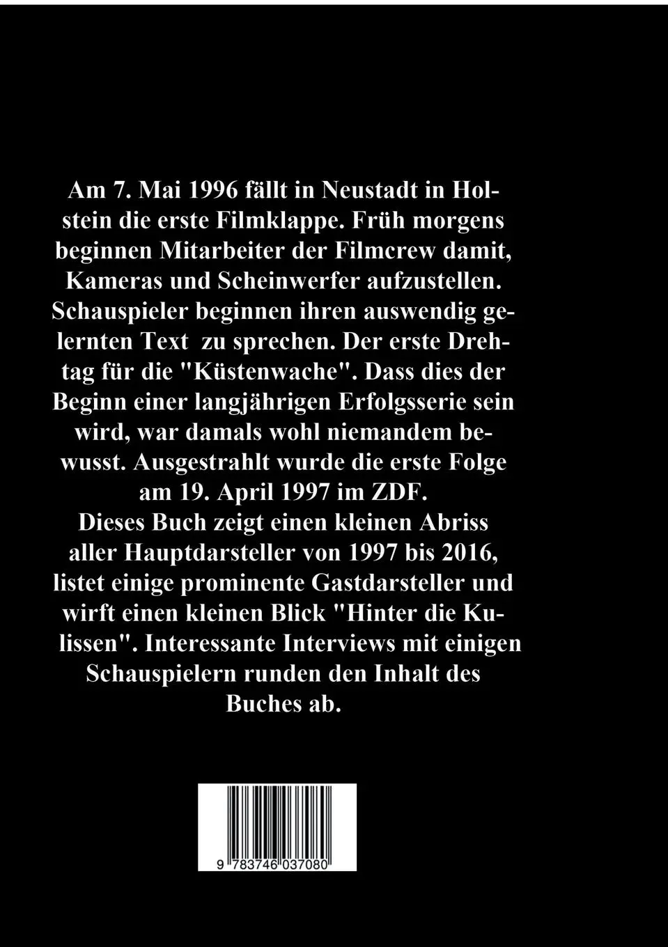 Rückseite: 9783746037080 | Mit der Albatros auf Patrouille | Buch über TV-Serie "Küstenwache"