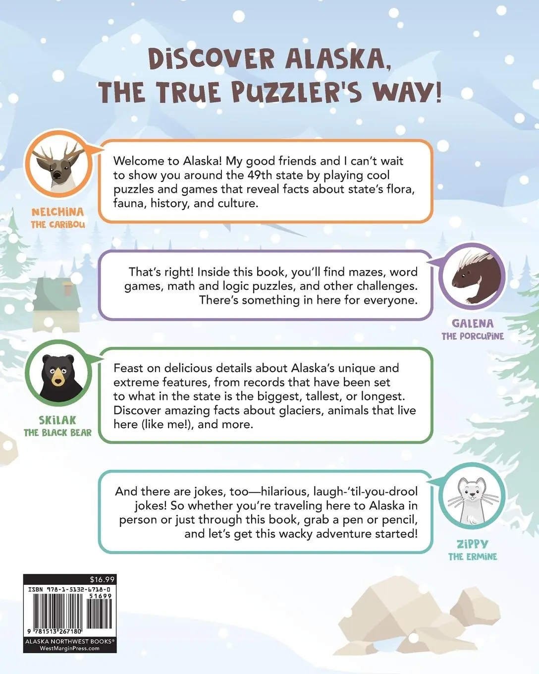 Rückseite: 9781513267180 | The Puzzler's Guide to Alaska | Jen Funk Weber | Taschenbuch | 2021