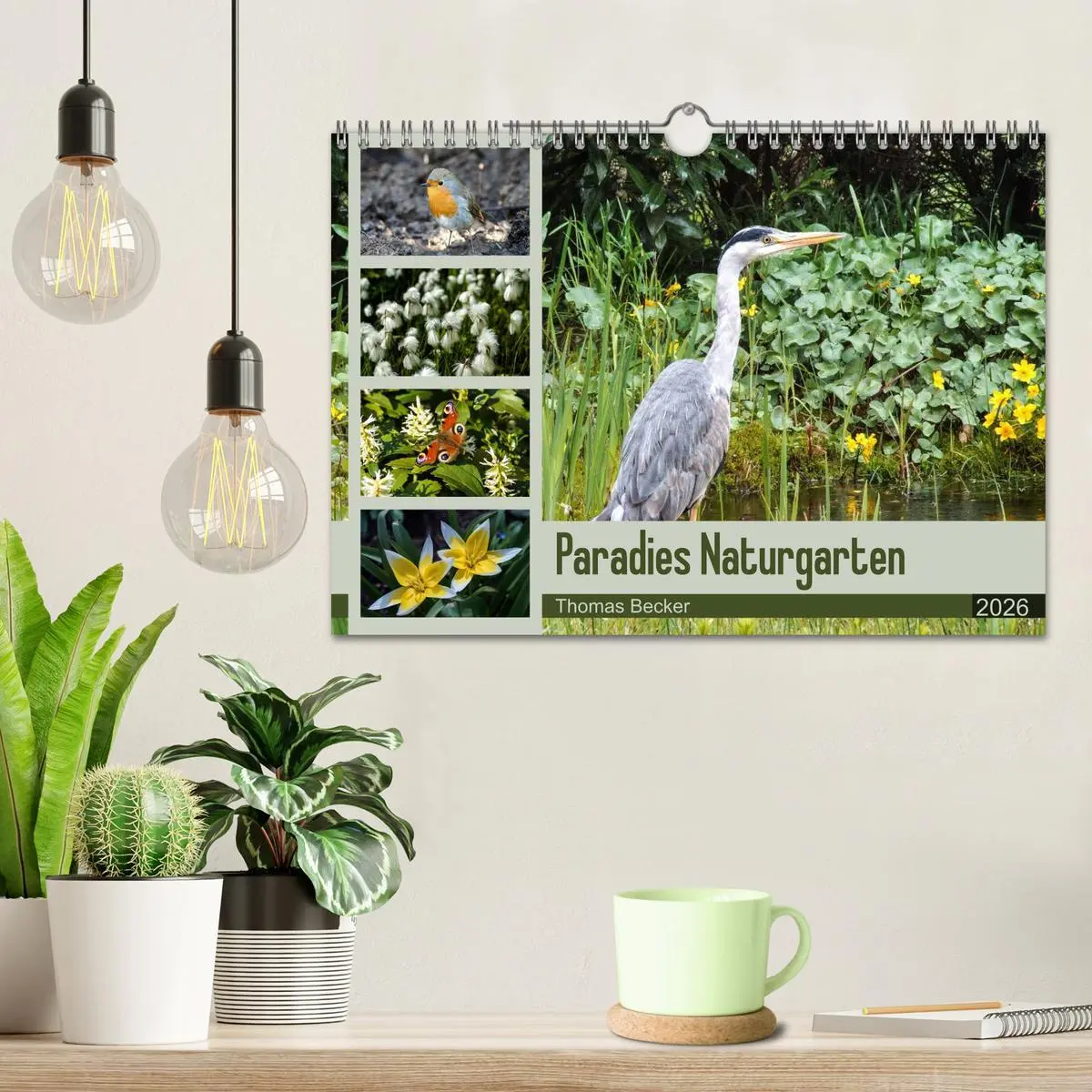 Bild: 9783457947180 | Paradies Naturgarten (Wandkalender 2026 DIN A4 quer), CALVENDO...